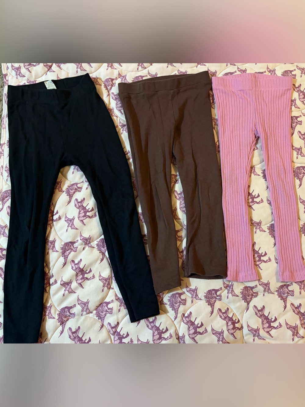 kate quinn size 4t lot of 3 cotton leggings